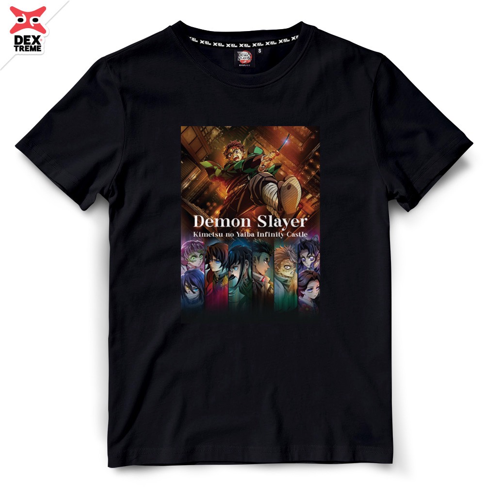 Dextreme เสื้อ ดาบพิฆาตอสูร Demon Slayer (DYB-MV01) Tees Demon Slayer Infinity Castle สีดำ และ สีขาว - Image 3
